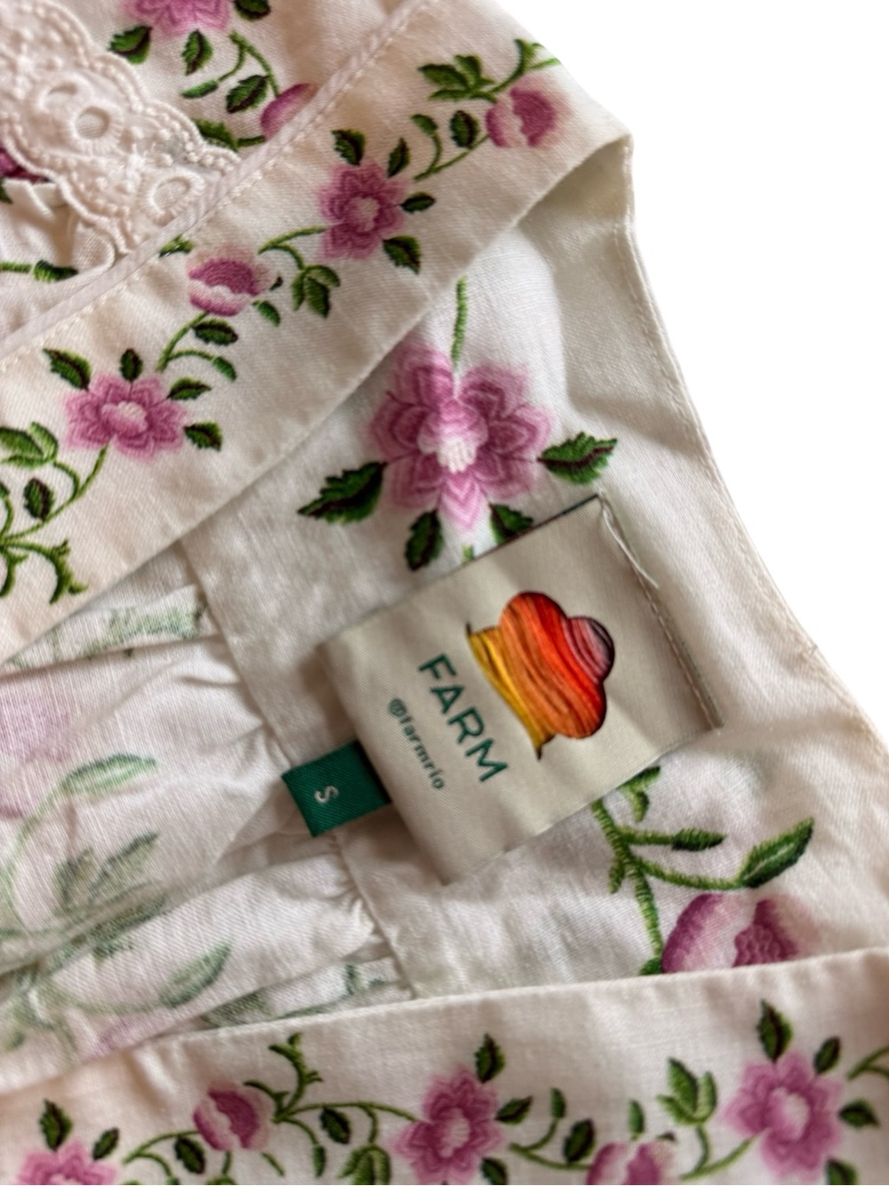 FARM Rio Folk Floral Linen Blend Jumpsuit - Picture 7 of 8